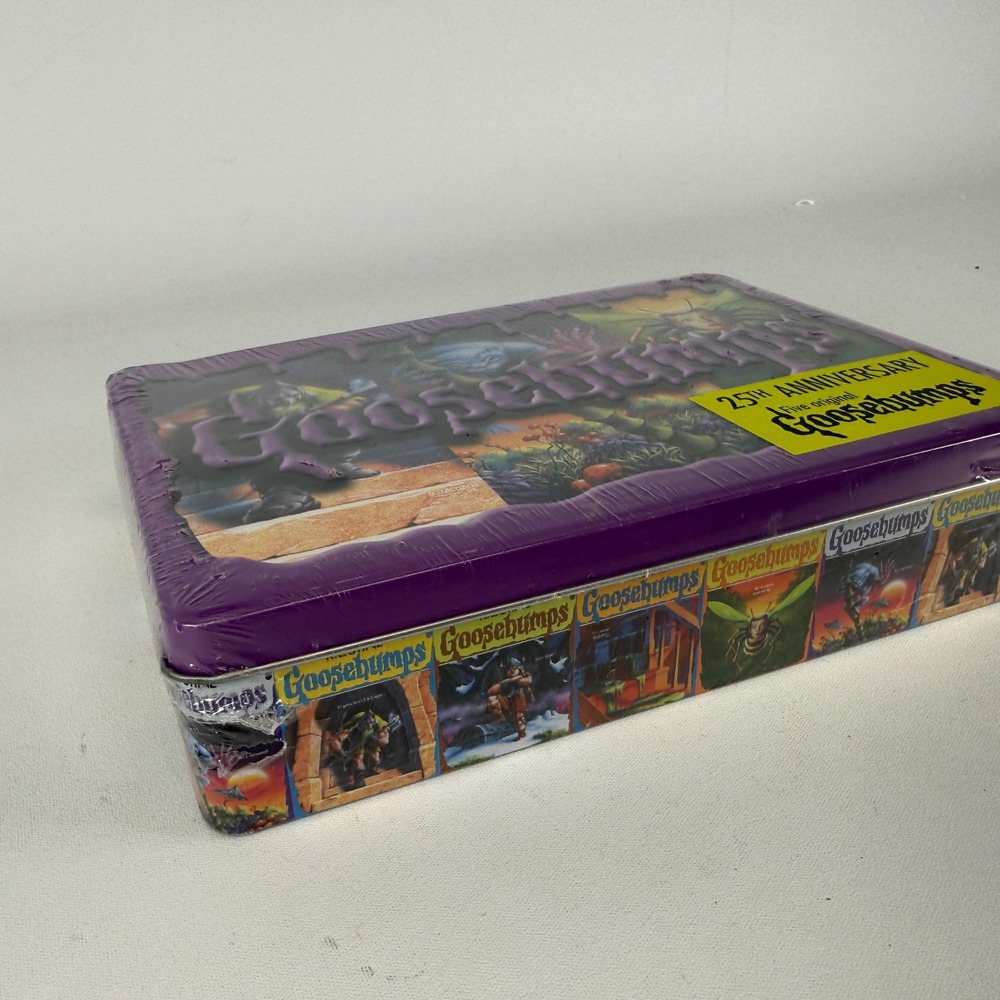 Goosebumps 25th Anniversary Retro Tin 5 Book Set R.L. Stine Scholastic NEW - Picture 2 of 10